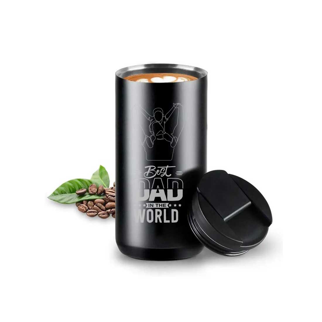 Useful Gifts for Dad Travel Coffee Tumbler Sipper Flask - Best Dad