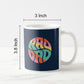 Gifts for Dad Printed Tea Coffee Mug - Rad Dad