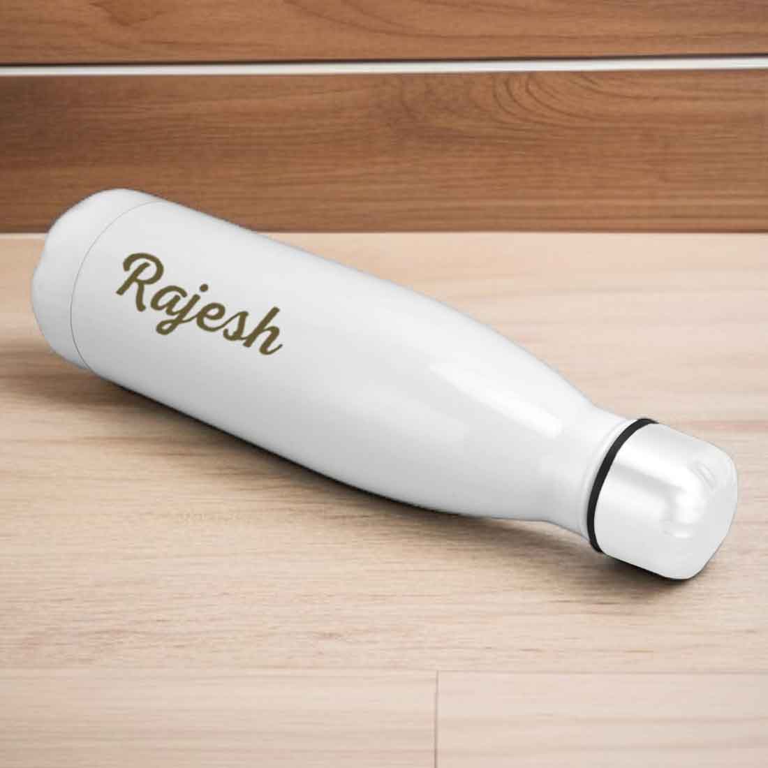 Personalized Water Bottle Insulated Stainless Steel Hot & Cold Cola Thermos - Add Name