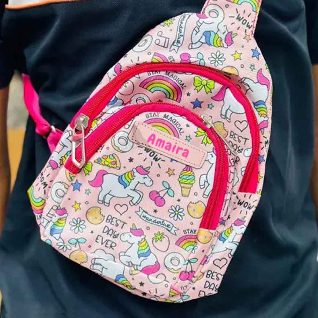 Customized Small Crossbody Bag for Kids' Unicorn-Themed | Nutcase