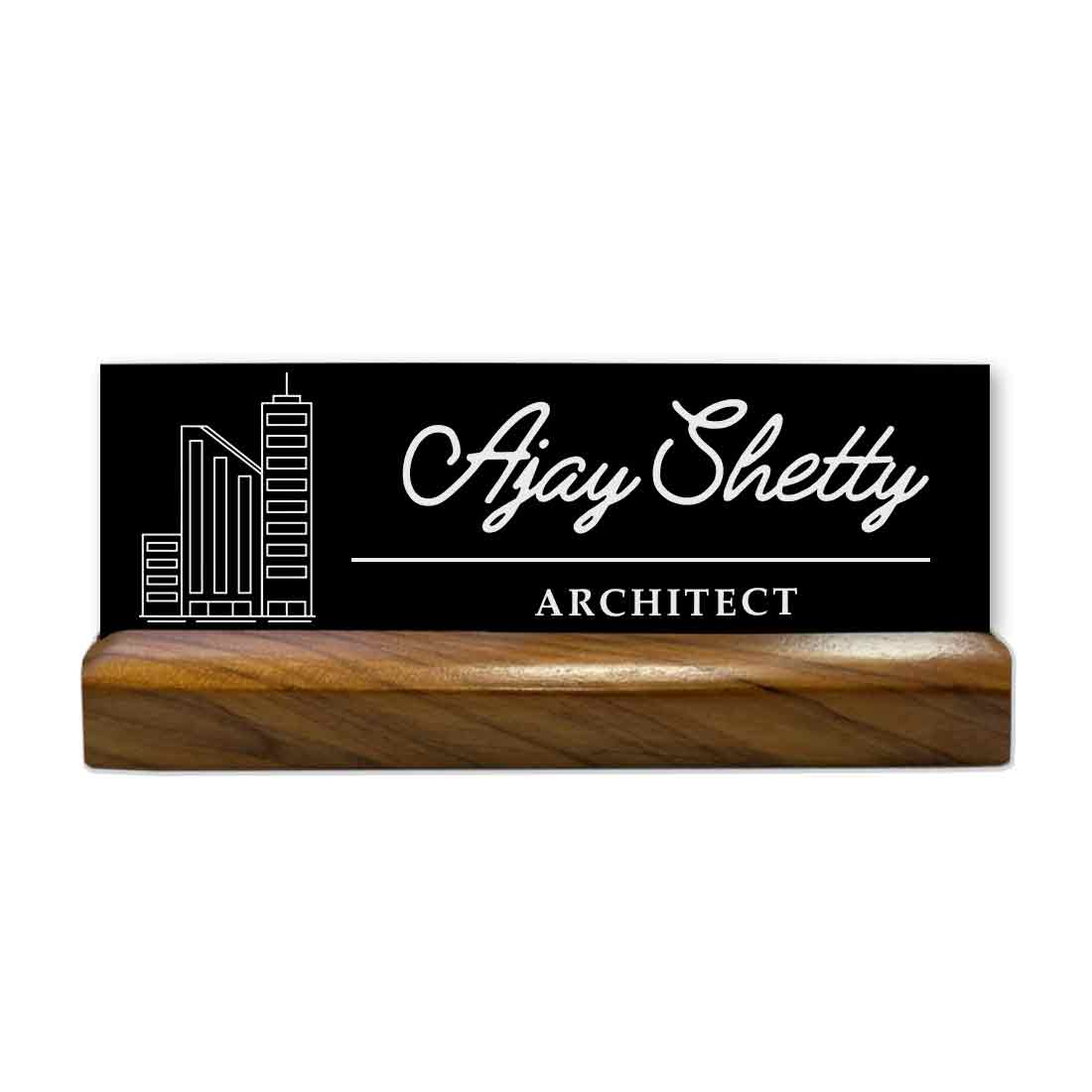 Personalized Name Plate For Desk