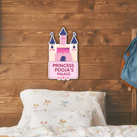 Room Name Sign For Girls Personaized  Kids Name Board- Princess