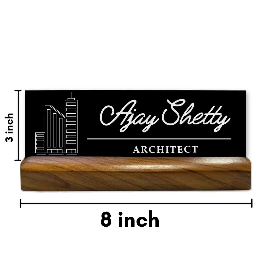 Personalized Name Plate For Desk