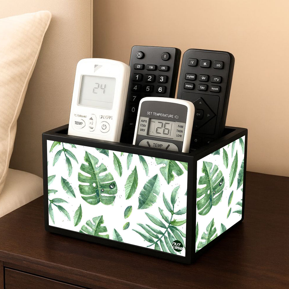 Tv Remote Control Holder For TV / AC Remotes - Happy Leaves