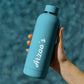 Custom Insulated Water Bottles Stainless Steel  Bottle for Travel Office Gym Home - BPA Free, Leakproof