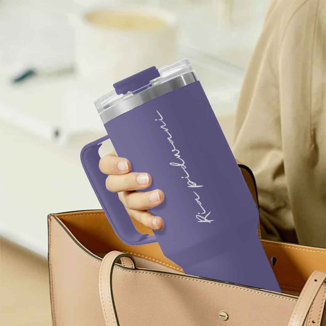 Nutcase Custom Mugs with Name Large Coffee Tumbler Cups 1200ml