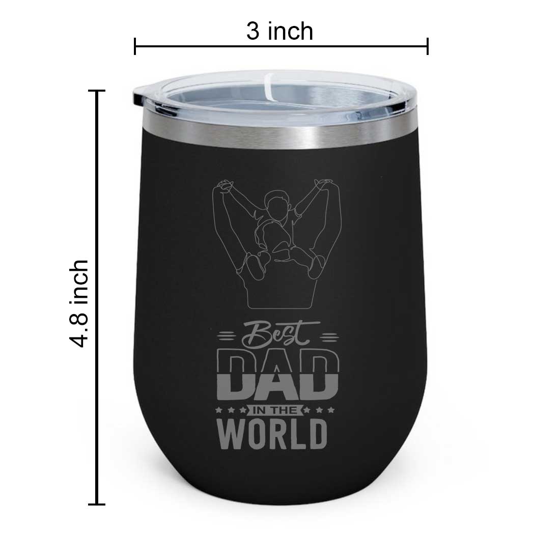 Dads Fathers Day Gifts Travel Coffee Mug Tumbler With Lid - Best Dad