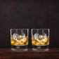 Personalized Whiskey Glasses for Couple Whiskey Glass Gift Set of 2