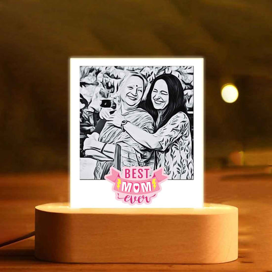 Personalised Photo Lamp For Mother's Day