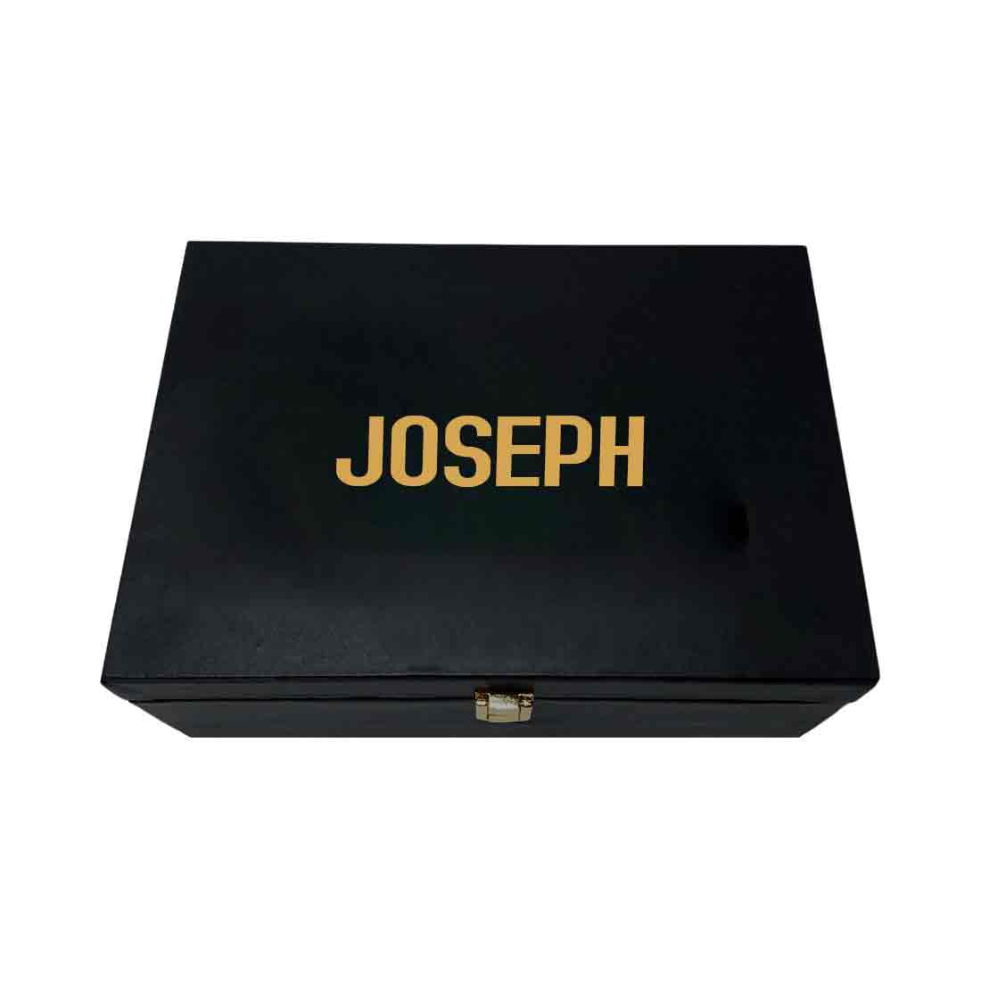 Personalized Gift Boxes for Men Women Vegan Leather Box - Add Name
