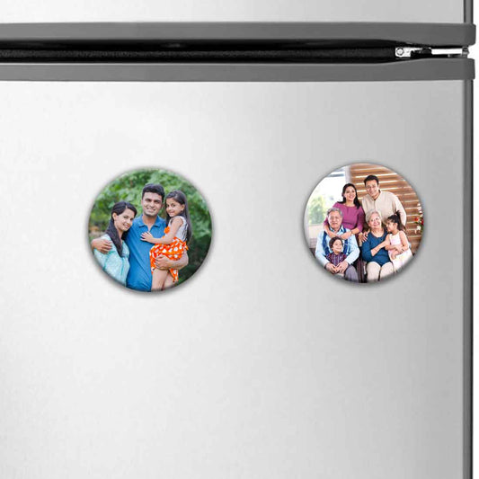 Personalised Fridge Magnets Photo Magnets for Fridge-3x3In