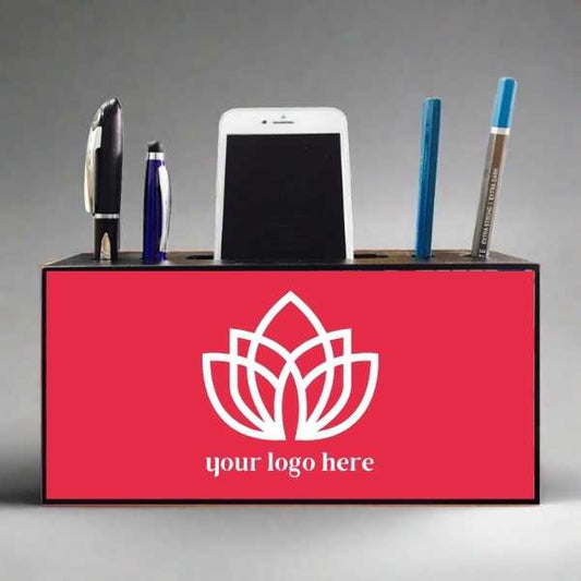 Custom Pen Stand Mobile Holder with your company logo - Corporate Gift