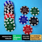 Personalized Poker Coin with Name and Value - Casino Chips