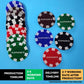 Custom Chips for Poker Engraved Initial on Casino Coin - Initial Monogram