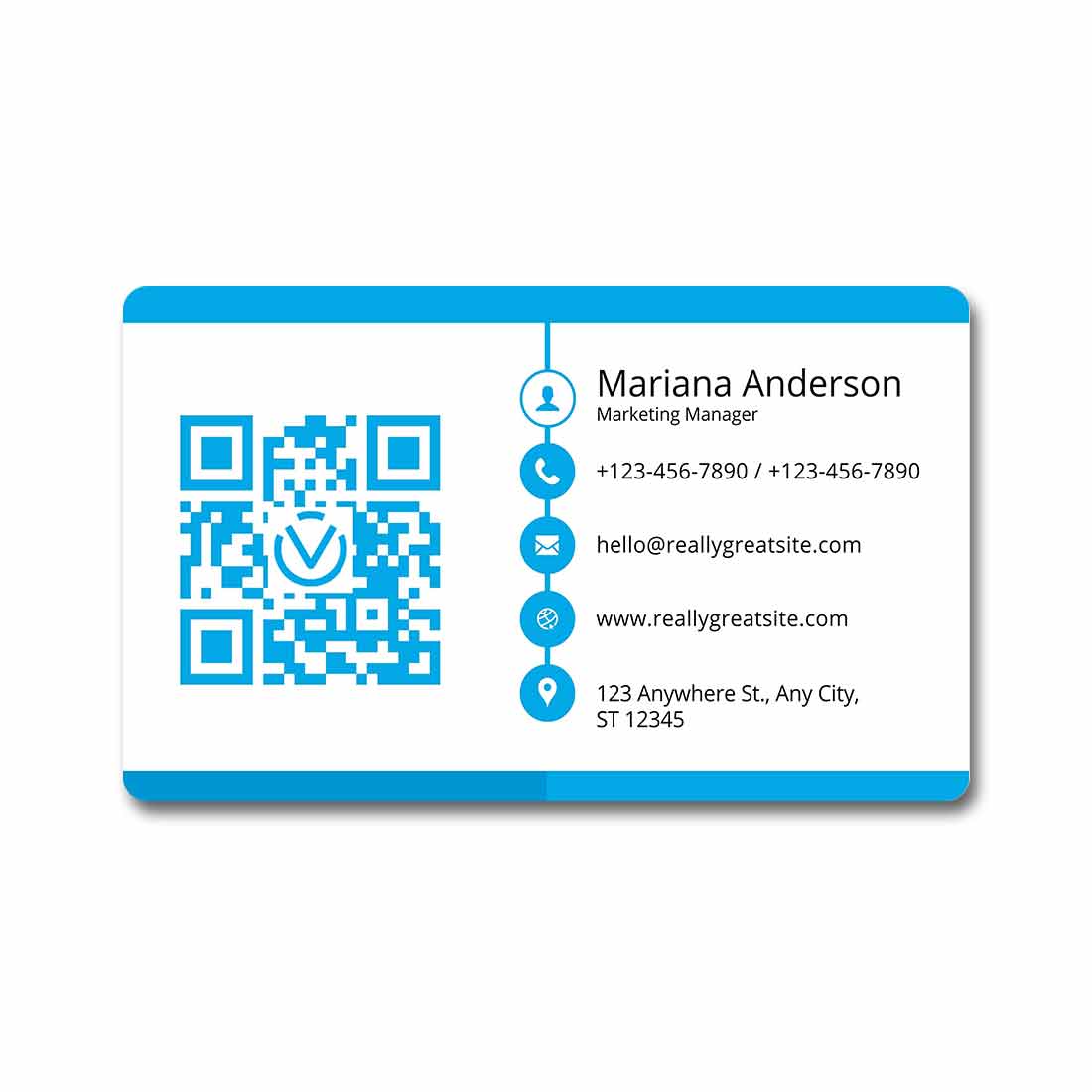 create digital business card with qr code