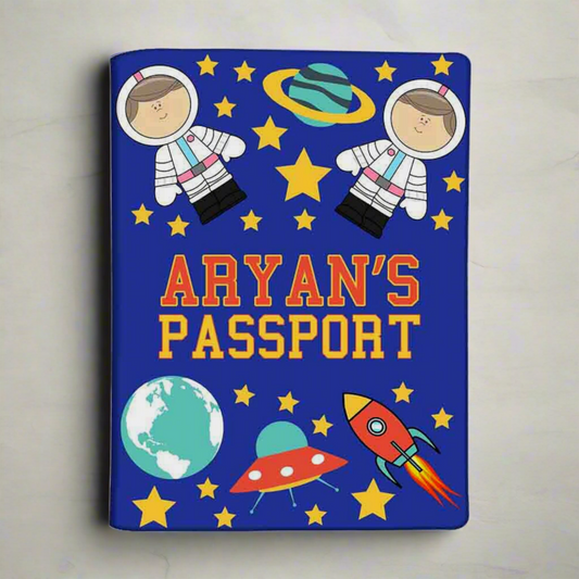 Customized Fancy Passport Holder - Space