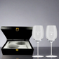 Personalized Wine Glasses Gift Set Of 2 Anniversary Gifts for Couples - Add Name
