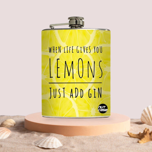 Hip Flask  -  Lemon & Gin
