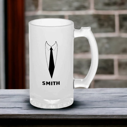 Personalized Gifts for Men Beer Mug-SMITH