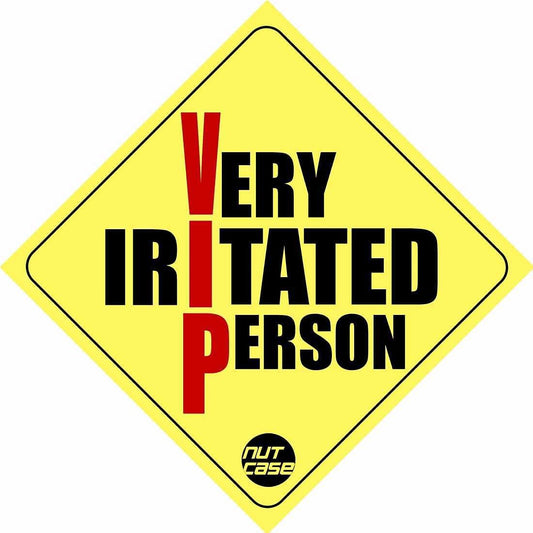Stickers for Your Vehicle - Very Irritated Person Nutcase