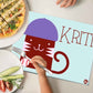 Personalized Fabric Table Mats For Kids  -  Swag Cat