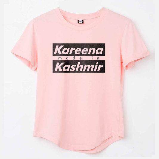 Personalised T Shirts for Women - Made in Kashmir Nutcase