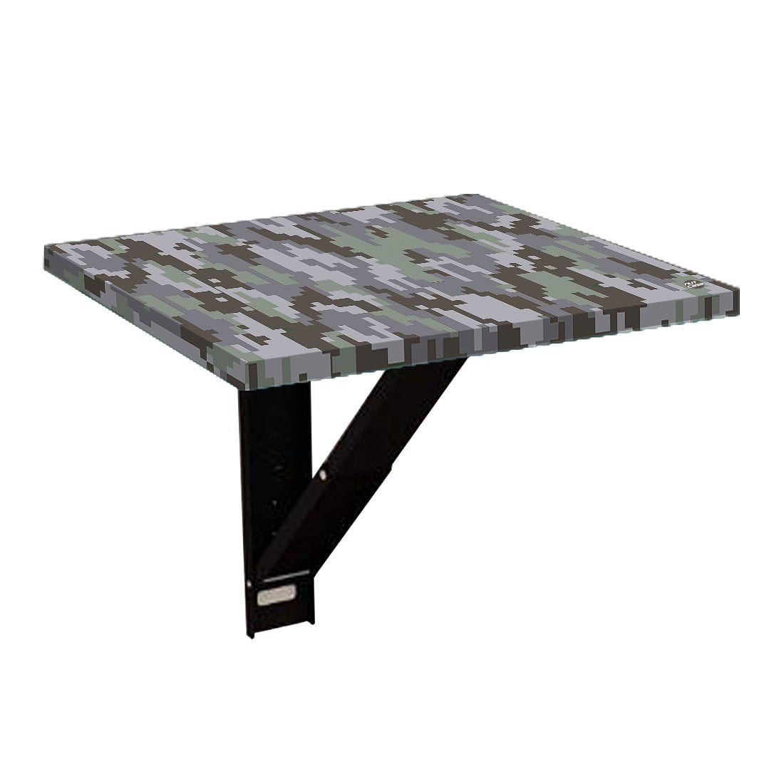 Luxury Bedside Table Wall Mount Stylish - Gray Camouflage Nutcase