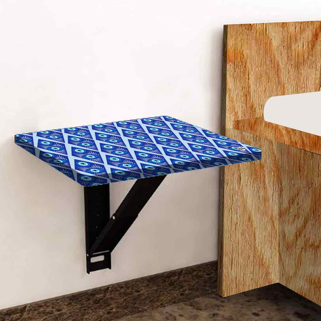 Get Fold Down Wall Fixed Bedside Table With Desk Nutcase