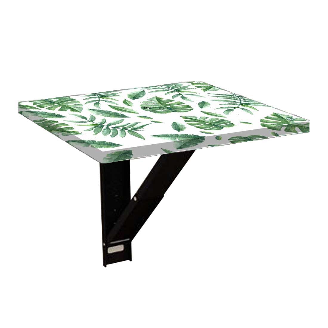 Folding Side Table for Bedroom - Leaves with Drops Nutcase