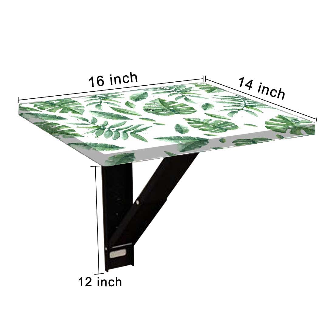 Folding Side Table for Bedroom - Leaves with Drops Nutcase
