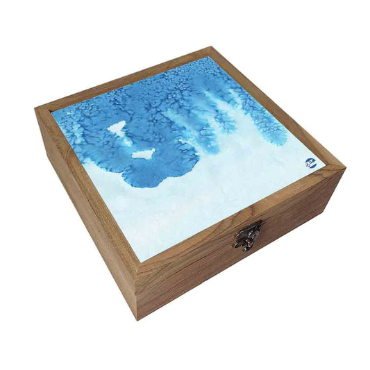 Nutcase Jewellery Box for Women Latest Design fancy - Unique Gifts -Arctic Space Blue Watercolor Nutcase