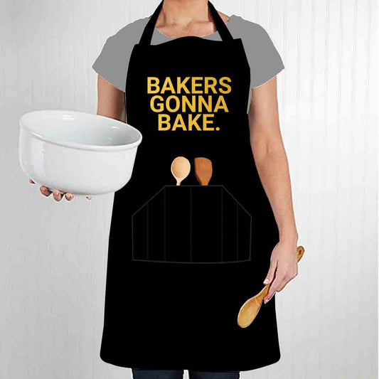 Designer Womens Baking Aprons - Bakers Gonna Bake Nutcase