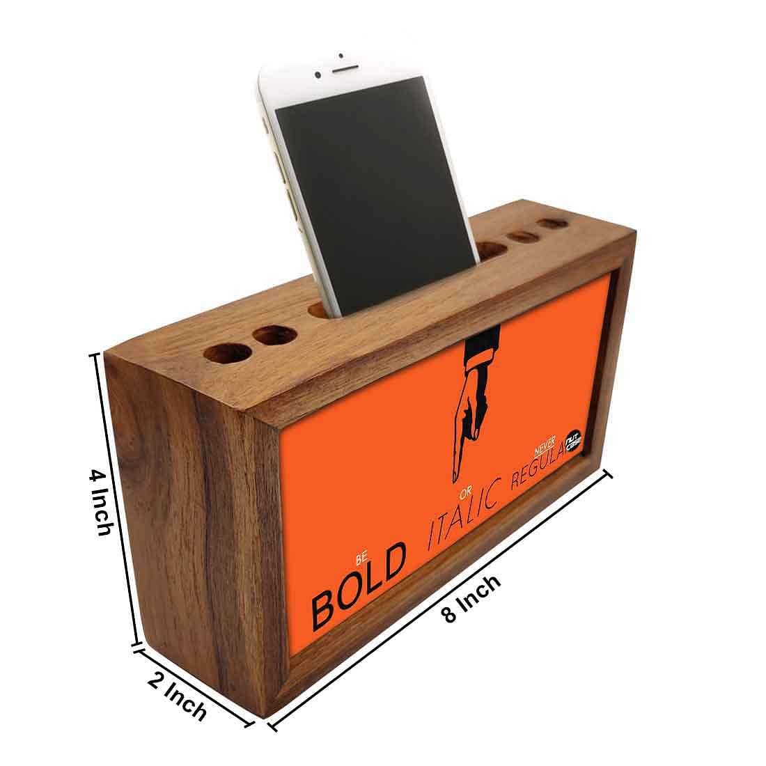 Pen Stand Mobile Holder for Office or Study Table - Be Bold Nutcase