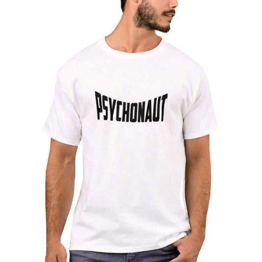 Nutcase Designer Round Neck Men's T-Shirt Wrinkle-Free Poly Cotton Tees - Psychonaut Nutcase