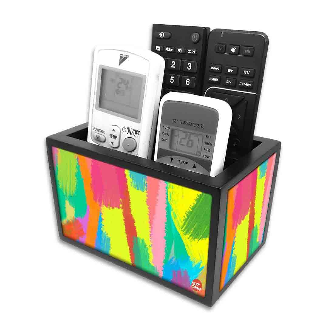 Remote Control Stand Holder Organizer For TV / AC Remotes - Spread Color Nutcase
