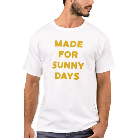 Nutcase Designer Round Neck Men's T-Shirt Wrinkle-Free Poly Cotton Tees - Made for Sunny Days Nutcase