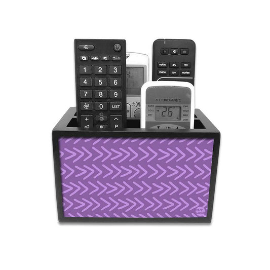 Organizer For TV AC Remotes - Pink and Purple arrows Nutcase