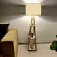 Wooden Shelf Lamps for Bedside Lights - Rain Drops Nutcase
