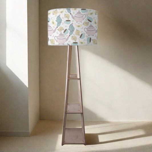 Wooden Modern Floor Lamps for Living Room - Tea Time Nutcase