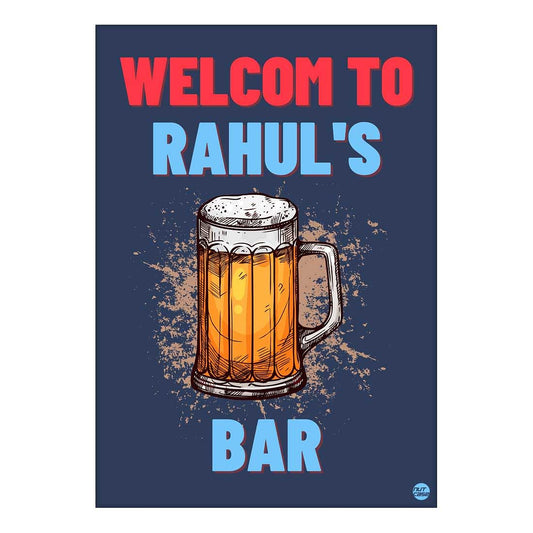 Personalized Poster for Bar Beer Wall Art Nutcase