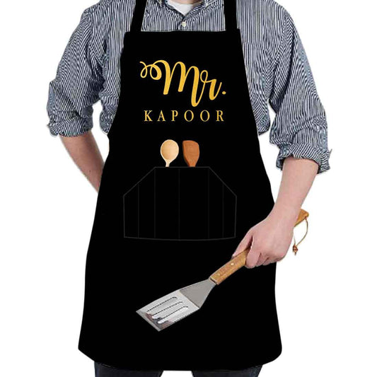 Personalised Cooking Apron With Name Anniversary Gifts for Him - Mr Nutcase