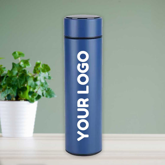 Personalised Thermal Flask for Tea with Temperature Display - ADD LOGO