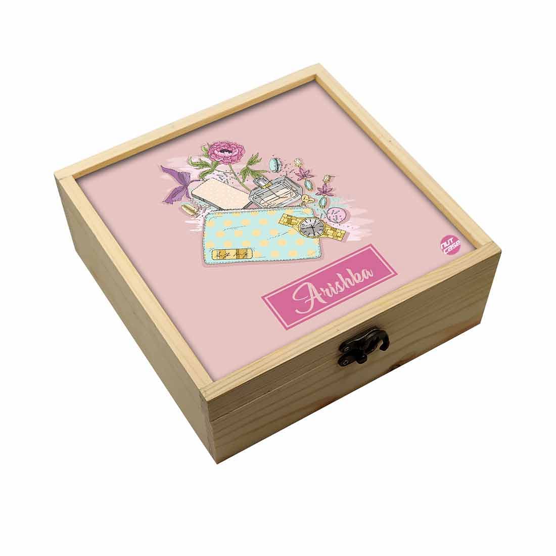 Beautiful Jewellery Box for Gift -  Rose Perfume Nutcase