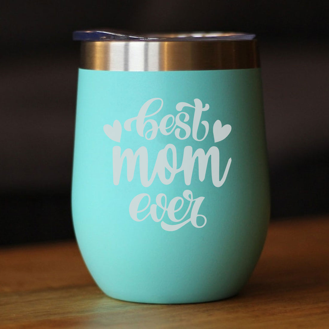 Designer Travel Coffee Mug With Lid Gift for Mom Mothers Day Gifts - Best Mom Ever
