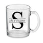 Customized Coffee Glass Mug - Full Name Nutcase