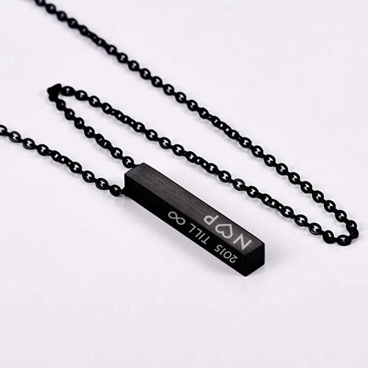 Personalized Jewelery Pendant Engraved Necklace for Her - Infinity