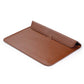Personalized Leather Laptop Sleeve With Stand - Add Your Initial Nutcase