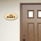 Wooden Personalised Name Plate for Home Custom Door Sign
