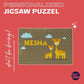 Custom Made Jigsaw Puzzles - Baby Giraffe Nutcase