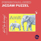 Personalised Jigsaw Puzzle - Elephant Nutcase
